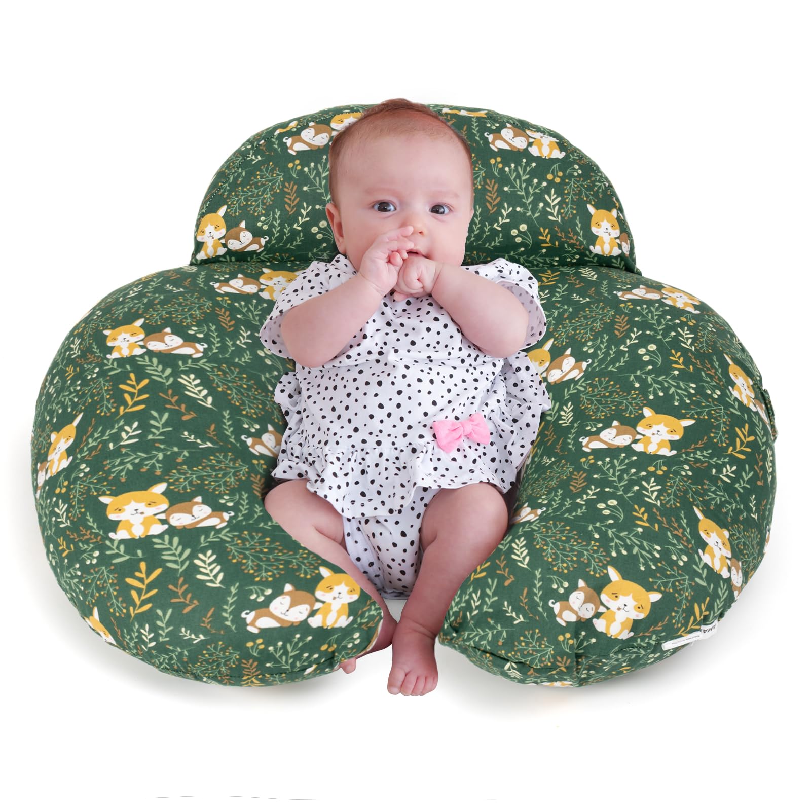 

Multifunctional nursing pillow, baby feeding pillow, newborn sitting support pillow made of pure cotton. A