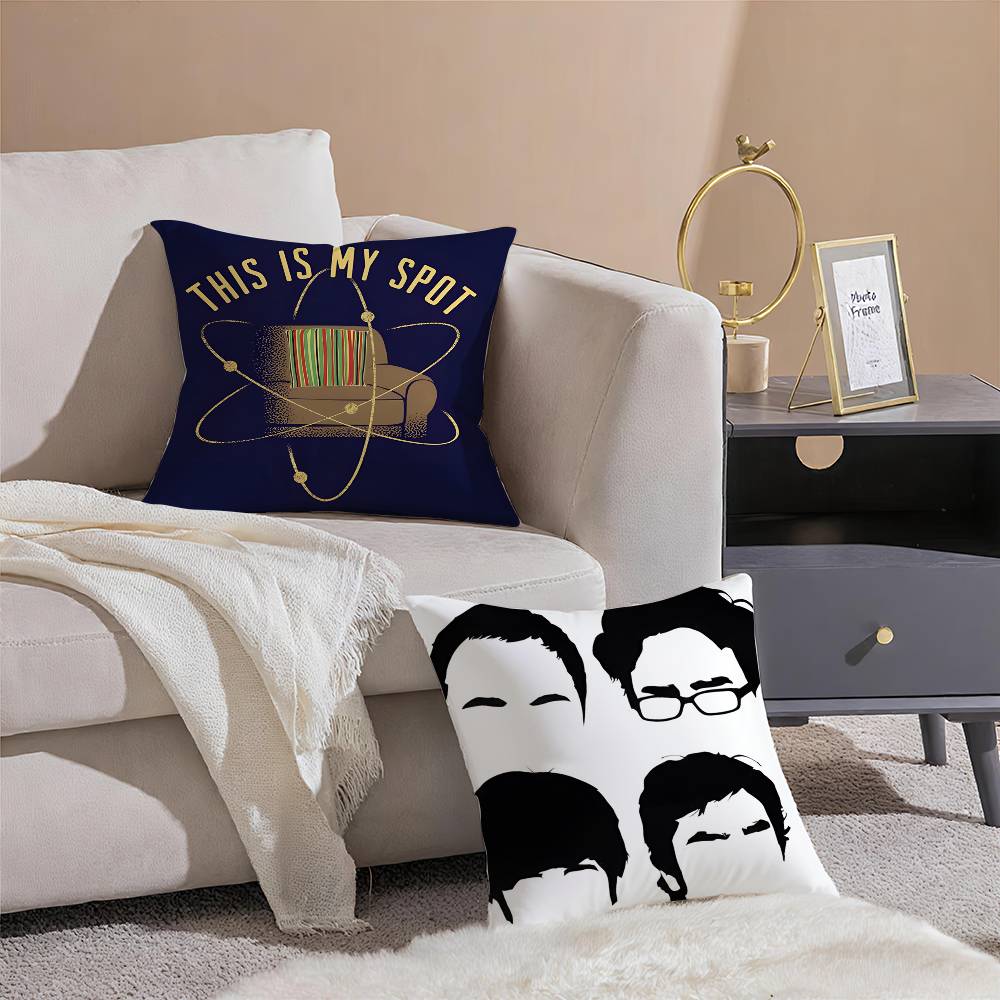 TV-Serie T-The Big Bang Theory-MT Kissenbezug Komfort Sofabett Seidig Elegant Unsichtbarer Reißverschluss Kissen Kissenbezug