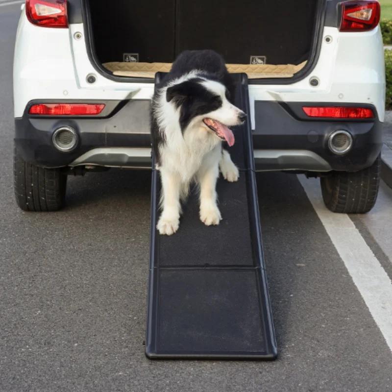 Large Dog Special Pet Stairs Folding Anti-slip PP Material Car Household Climbing Ladder Pet Access Tool Pet Supplies Staircase