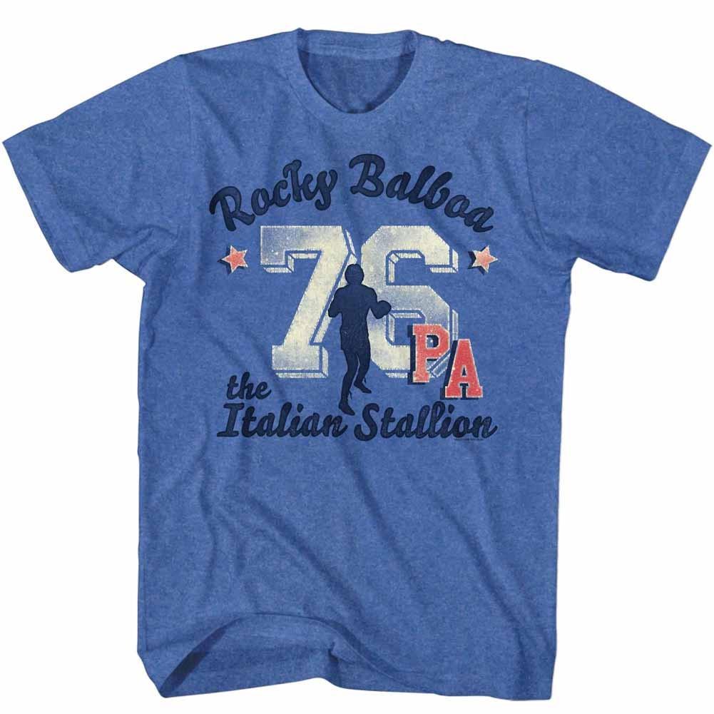 Rocky Silhouette The Italian Stallion Rocky Balboa PA 76 Men T Shirt XXXL