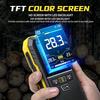 WMT-10 High Precision Moisture Meter, Non-Destructive Inductive 0-75% Range TFT Color Screen 17mm Depth Detection