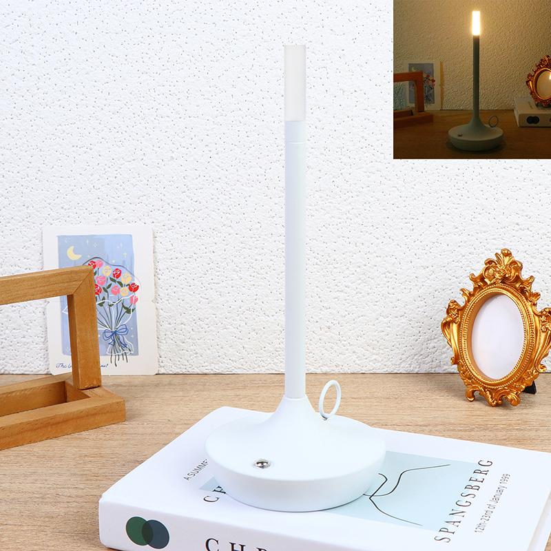 Candle Light Touch Charging Table Lamp Rechargeable Decorative Ambient Table Light Outdoor Camping Portable Lamps
