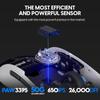 Pulsar Gaming Gears X2A Wireless Gaming 26000 Optical PAW3395 Mouse, Ultra-Lightweight 57g, Ambidextrous, 2.4Ghz, 1ms, DPI, Sensor,