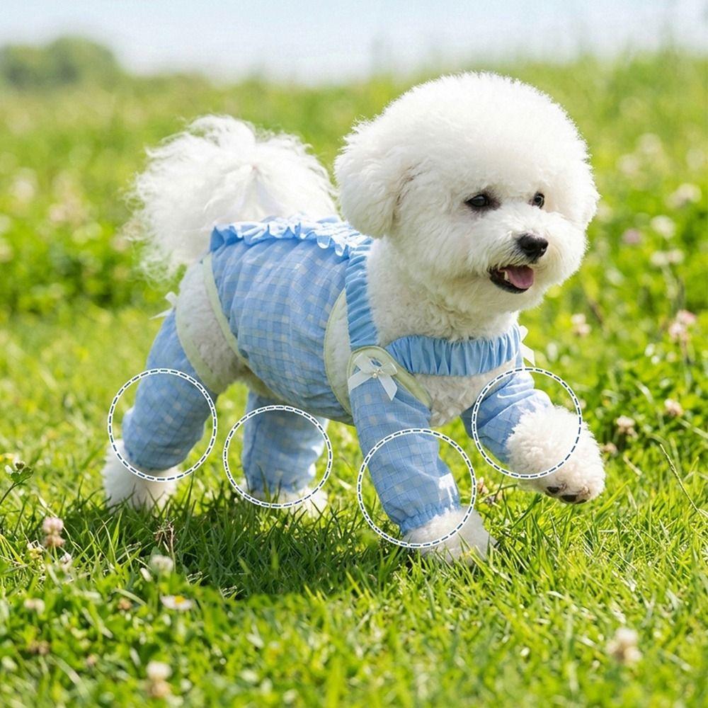 Full Leg Protection Pet Strolling Going Out Pants Full Package Dust-proof Dog Dust Pants Adjustable Waterproof Four Legged Cover
