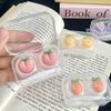 Cute Fruit Contact Lens Case Portable Mini Travel Lady Holder Storage Eye Care Container Contact Lenses Storage Box