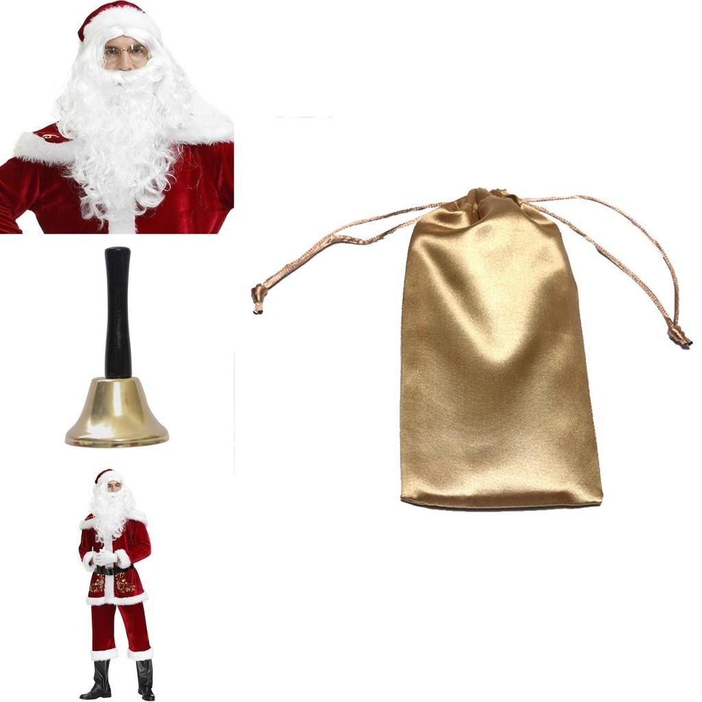 Plush And Cozy Santa Claus Costume Set Perfect For Christmas Festivities And Events