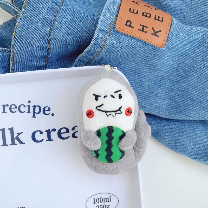 

Meiyang Original Funny and Funny Shark Plush Toy Doll Pendant Bag Hanging Ornament Doll Friend Small Gift height about 10cm