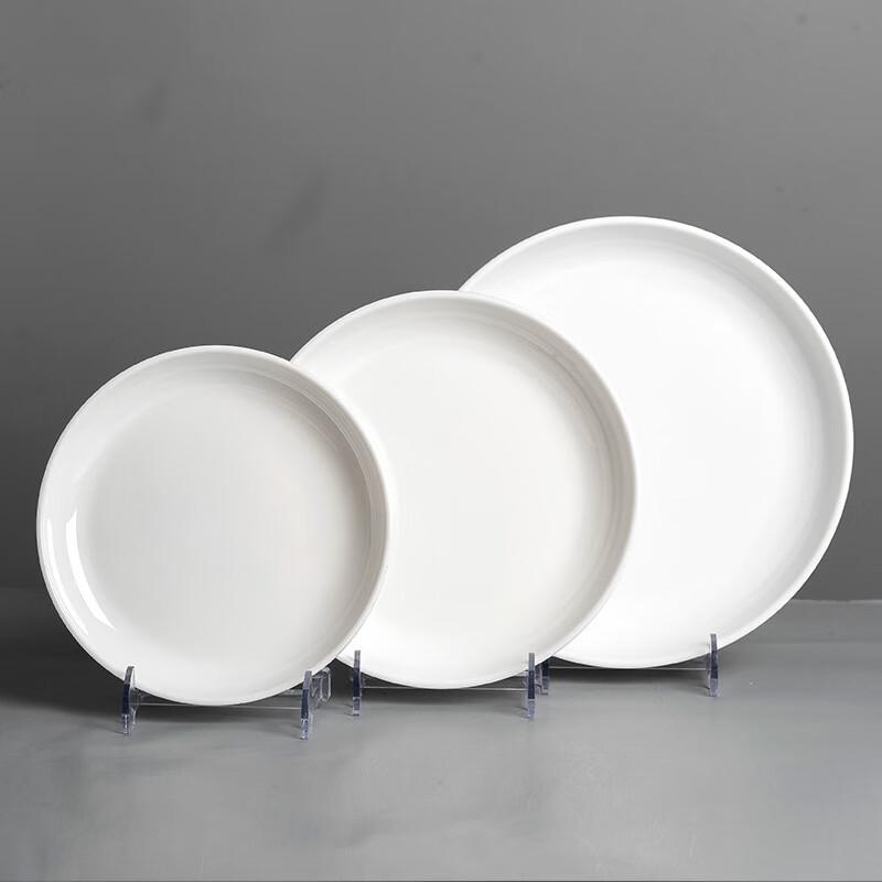 Imitation Porcelain Melamine Round Dinner Plate