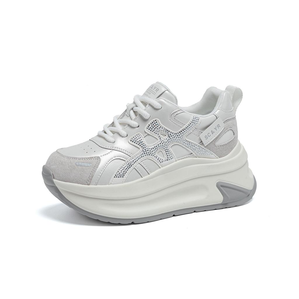 Small thick-soled Forrest Gump shoes women's autumn 2025 new casual fashion versatile Douyin explosive version height-increasing women's shoes