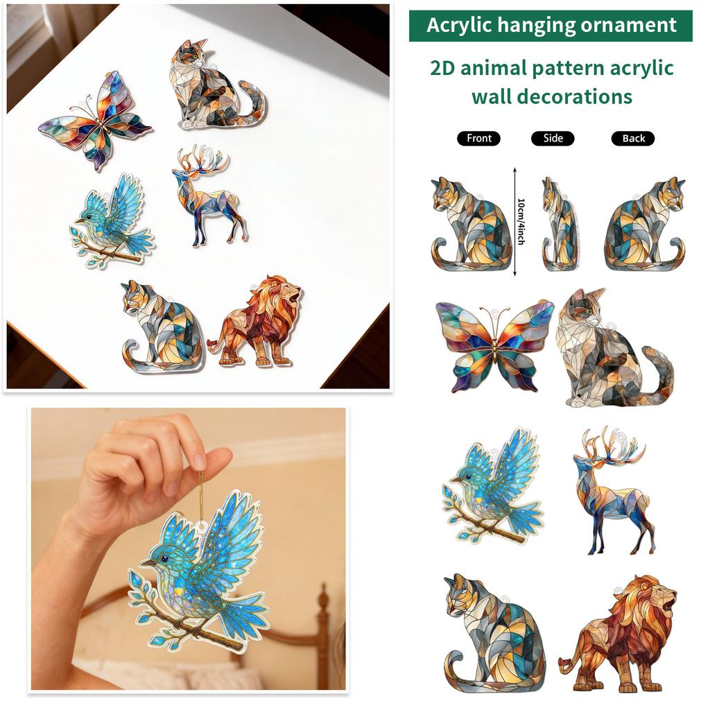 2D Acrylic Flat Pendants, For Relatives And Friends