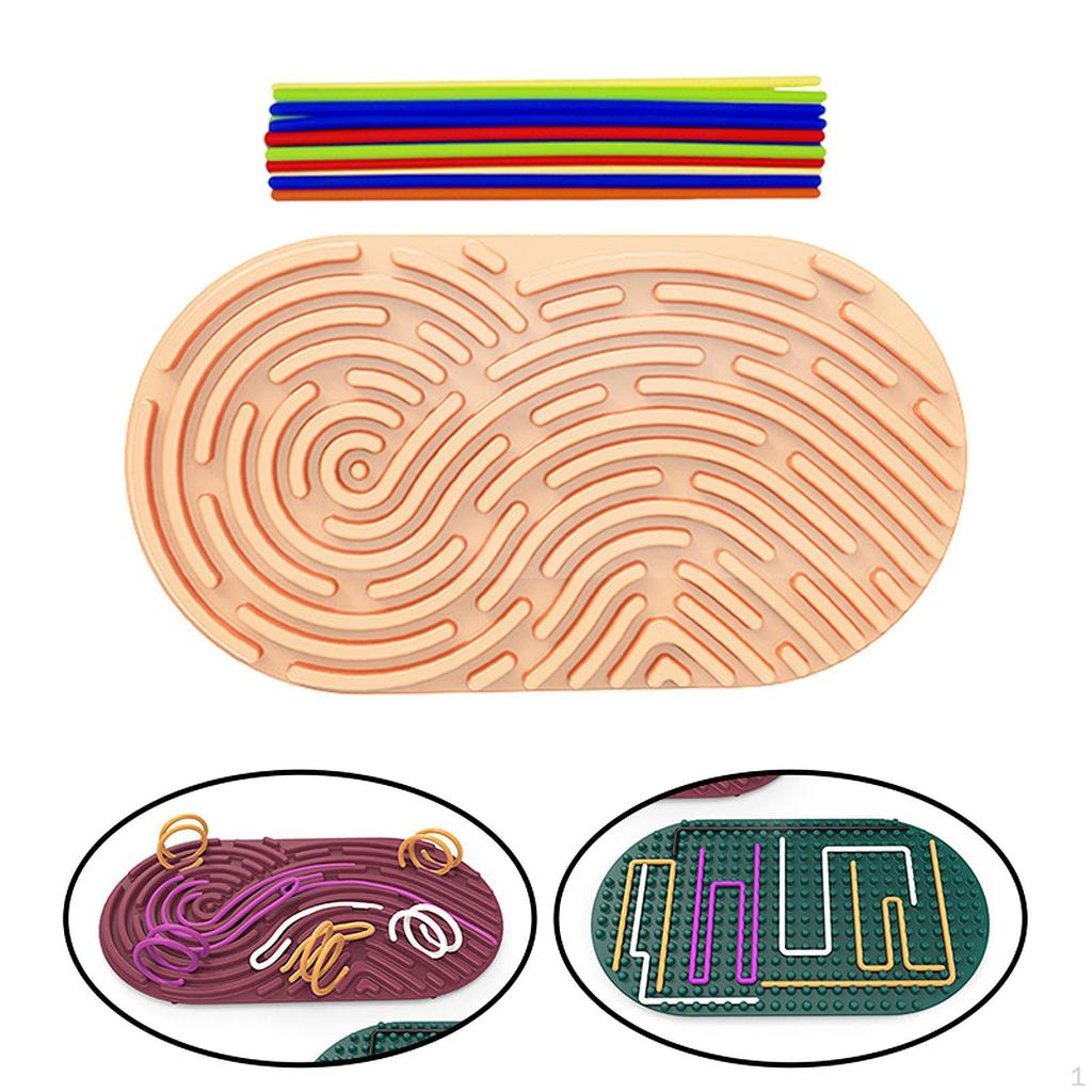 Fidget Sensory Activity Board Improve Children's Hands On Ability Busy Learning Toy for