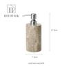 DecoTalk Wabi-Sabi Marble Bathroom Set: Matte Washbasin, Aroma Diffuser, Tissue Box