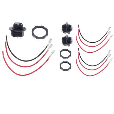 ON/OFF 12V Round Rocker Dot Switch Waterproof LED Light Toggle Switches
