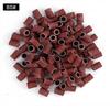 100/50pc Sanding Cap Bands For Electric Manicure Machine 180/120/80 Grit Nail Drill Grinding Bit Files Pedicure Tool