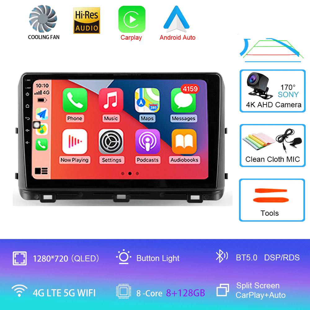 For Kia Ceed 3 CD 2018-2022 Car Radio Android 14 WIFI+4G Carplay Auto Car Radio Multimedia Video Player Navigation Stereo DSP GP