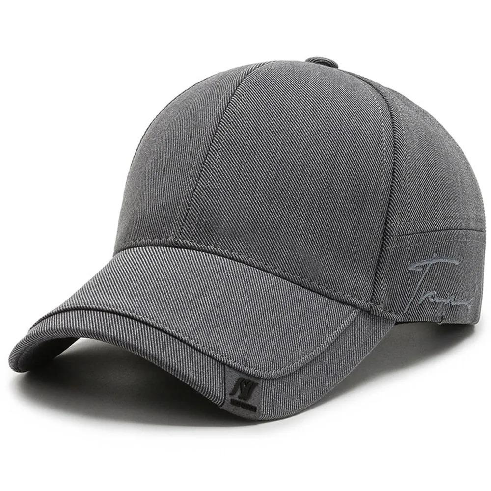 Solid Baseball Caps for Men Outdoor Cotton Cap Bone Gorras CasquetteHomme Men Trucker Hats