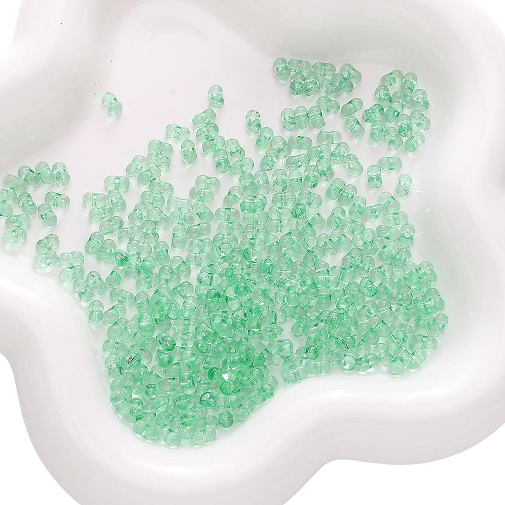 Handmade Beads 3x6mm Acrylic Solid Color Transparent Peanut Beads Loose Beads Hand String Beads Handmade Diy Accessories Jewelry Key Chain Bracelet