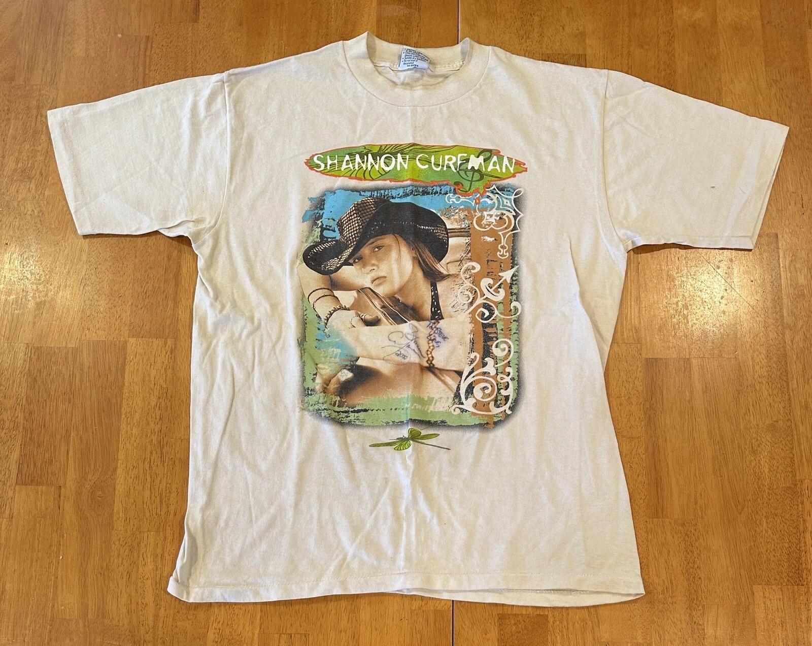 Vintage Shannon Curfman Music T Shirt 90s Large Signed 2XL