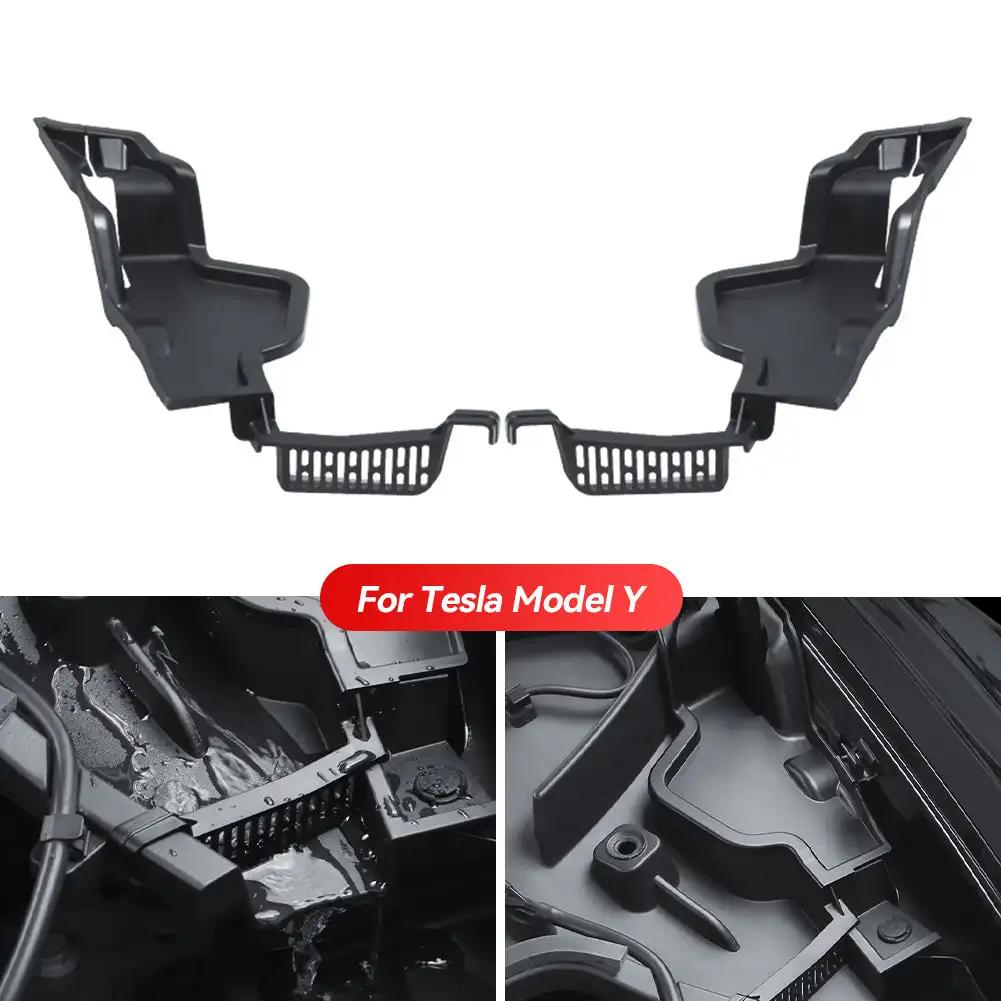 2 stücke Schmutzfilter Für Tesla Modell Y Verhindern Kabine Wasserabflusskanal Verstopfung Blockierung Fremdkörper Auto Zubehör