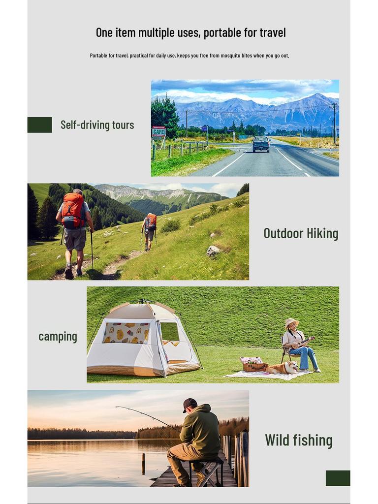 2025 Portable USB Electric Mosquito Coil & Wireless Repellent Heater for Outdoor Camping