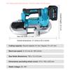 21V Brushless Wireless Band Saw Handheld Portable Electric Saw Lithium-ion Cordless Band Saw for Cuts Metal Wood