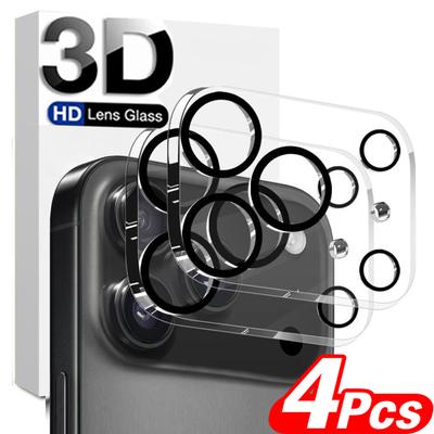 1-4 PEZZI Protezione Fotocamera in Vetro Temperato Per iPhone 17 Pro Max 17Air Pellicola Protettiva per Obiettivo Posteriore Per iPhone 17 Air 17Pro 17Promax