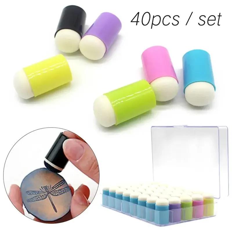 2021 New Handmade DIY Craft Inking Staining Painting Tool, Scrapbooking Painting Set, Finger Foam Sponge Daubers
