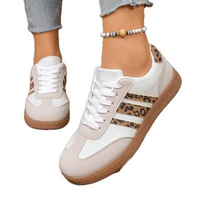 Schuhe große Größe Neue Leopardenmuster Freizeit-Sportschuhe für Herbst und Winter Große Größe Deutsche Trainingsschuhe