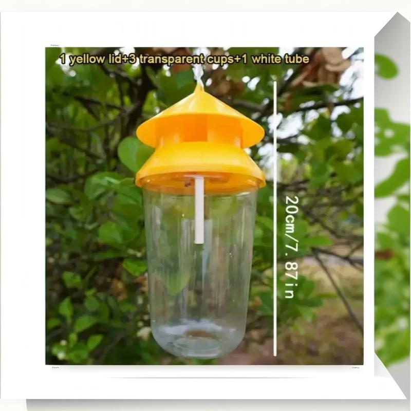 Fruit Fly Trapper with Natural Attractant No  Hanging Fly Catcher for Kitchen Farm Orchard Garden Pest Control