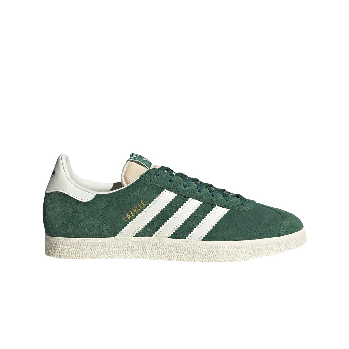 

Adidas Gazelle Темно-зеленые кремово-белые мужские кроссовки GY7338