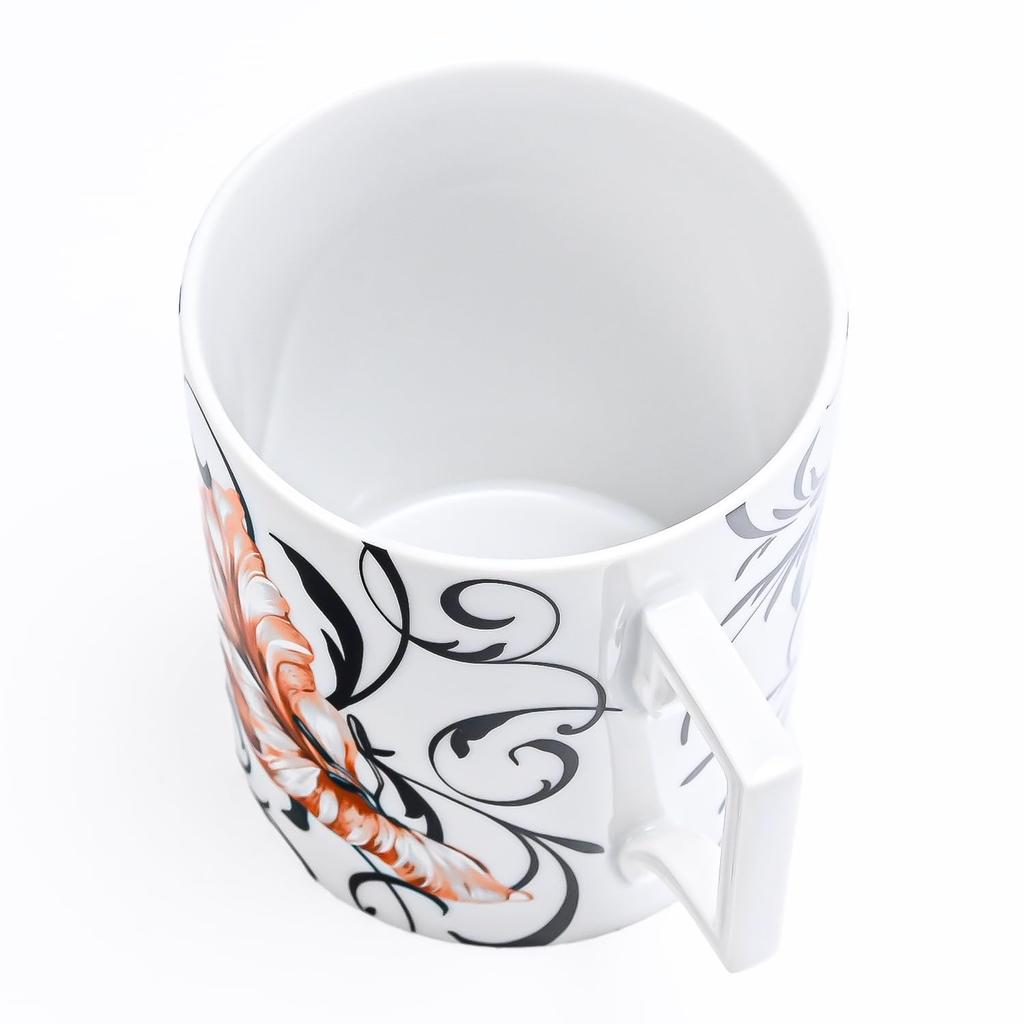 MEISSEN Mug Collection Flower Ornament Mug, 310ml, 79a421-55810-1, Porcelain [Parallel Import]