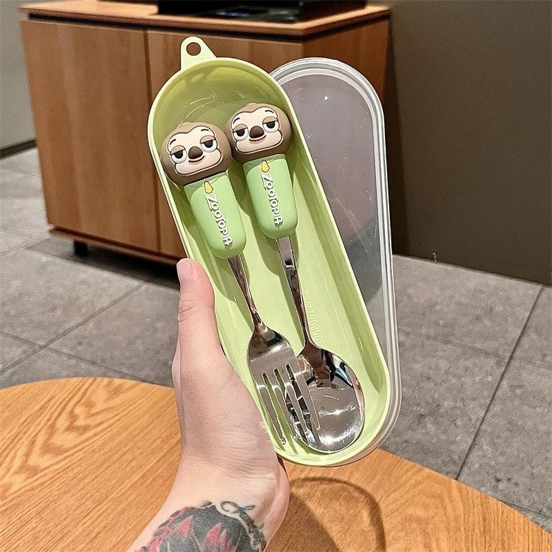Disney Zootopia Judy Spoon 304 Stainless Steel Cutlery Fork for Boys and Girls, Cute and Fun Spoon