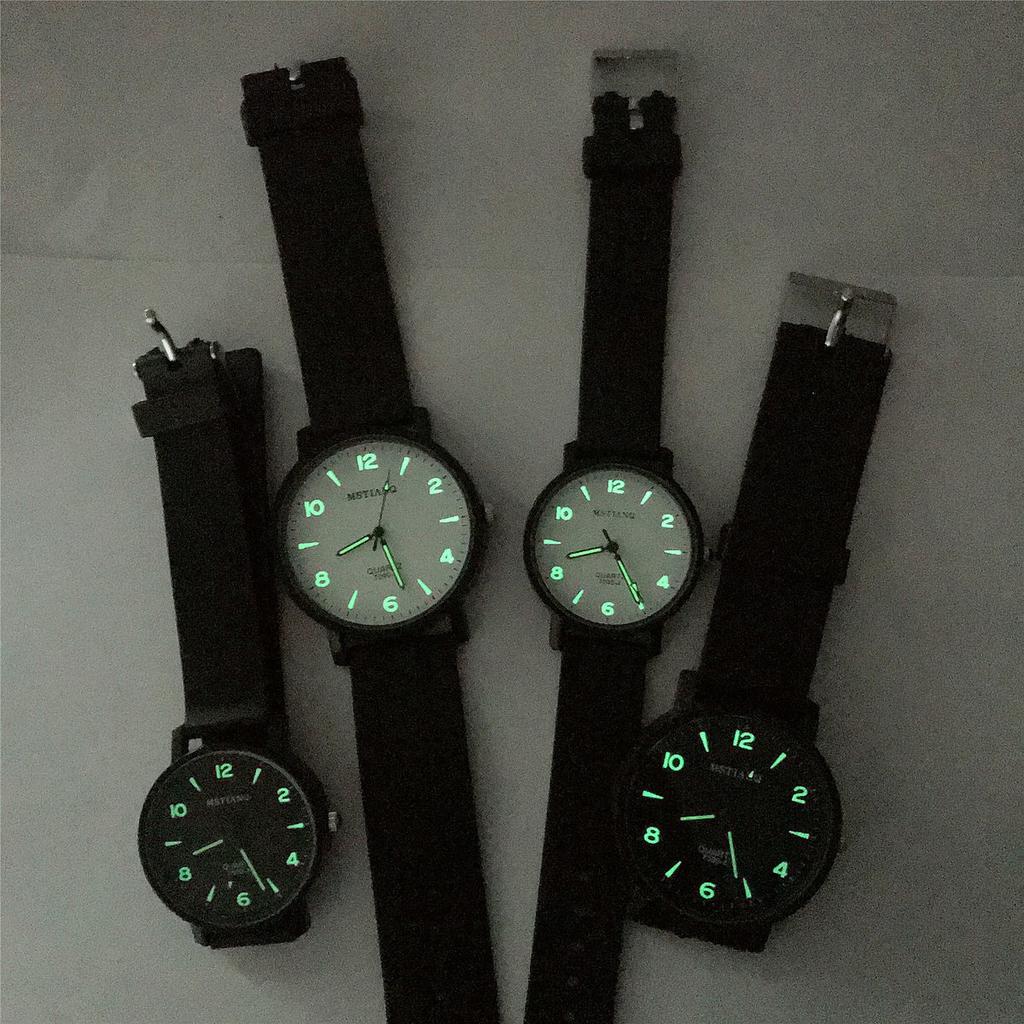 Exam Luminous Watch Female Simple Trend Student Style College Style Retro Literary Couple Watch
