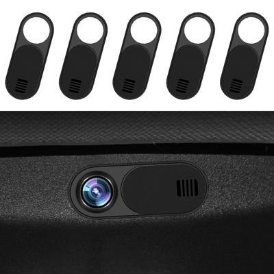 Cubiertas de Lente Protector de Privacidad Para Tesla Model 3/Y 1/5 Piezas Deslizar Para Cerrar/Abrir Cubierta de Cámara Bloqueador de Webcam Accesorios para Coche