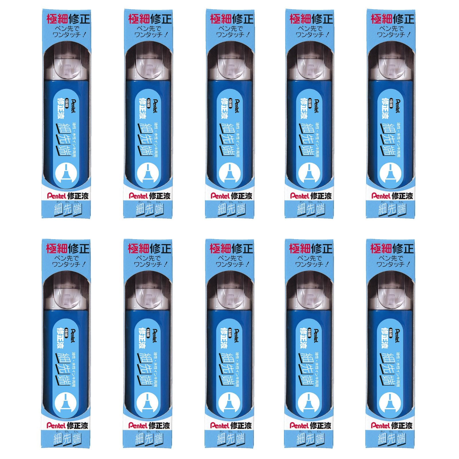

Корректирующая жидкость Pentel режущая кромка 10 шт. (дополнительный штраф) ZL31-WK