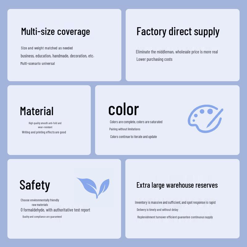 A4 160g Thick Color Cardstock - 10, 20, 50 Sheets for Crafts, Origami, Painting - Black & White. Free Shipping.