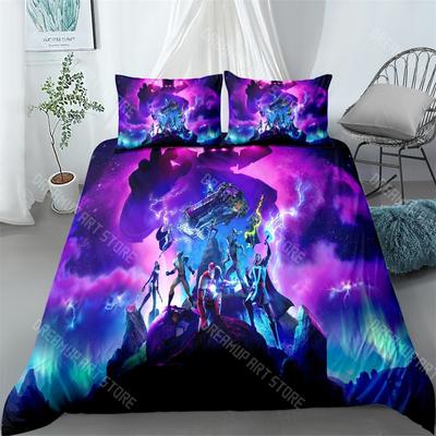 Hot Game Duvet Cover Pillowcase Bedding Set F-FORTNITES Adult Boy Girl Bedroom Decoration Children Gift Single Double Large Size