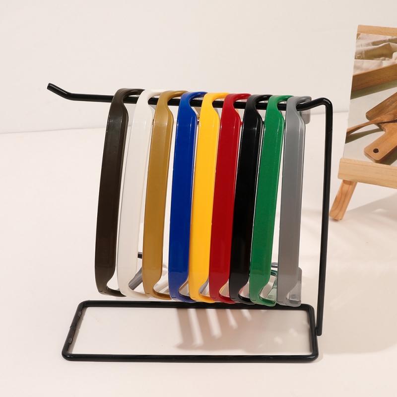 Solid Color Simple Square Shaped Headband Anti-Slip Invisible Girls Hair Hoops For Teenager Fixed Hairstyle Accessories Hair Rim