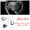 For Hyundai Sonata 11th 2024 2025 Car Steering Wheel Frame Button Panel Decoration Cover Trim Carbon Fiber Accessories Interior