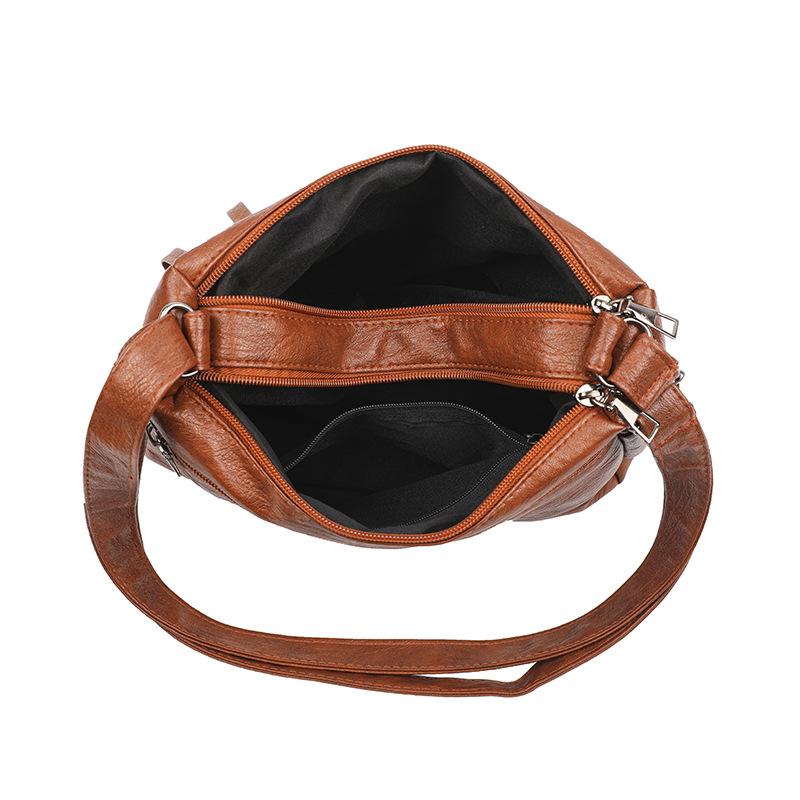 Large-capacity Crossbody Single-shoulder Bag Soft Leather Women's Crossbody Bag