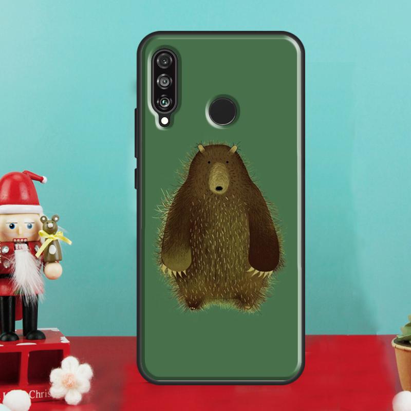 

Cartoon Grizzly Bear For Huawei Nova 7i 8i 11i 12i 12s 9 10 SE Y90 Y60 Y70 Y72 Y61 Y91 P30 P40 Lite P60 Pro Case Huawei P40 Lite 4G