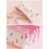 Pencil Box Kids Gifts Student Stationery Pineapple Pencil Bag Storage Bag Pu Pencil Case Pen Bag