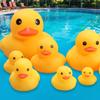 with Squeeze Sound Yellow Duck Baby Bath Toys Float Little Yellow Duck Water Toy  Fun Gifts