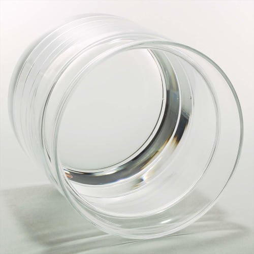 Otsuka Glass Potpourri Pot, Moss Terrarium, Salt Pot, Sugar Pot, Glass Jar with Lid, Storage Container, Canister, Large, Approximately 12cm Diameter X