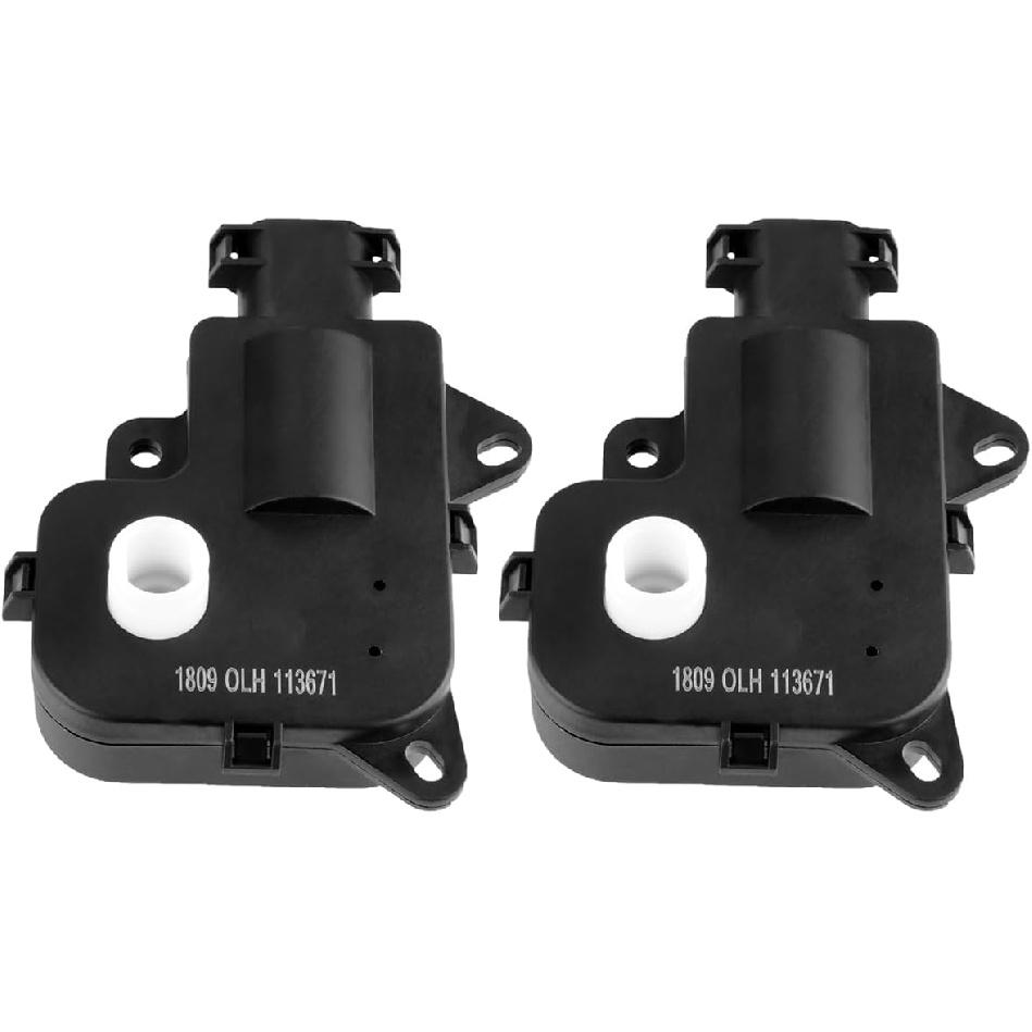 

cciyu 2Pack A/C HAVC Heater Blend Door Actuator & Recirculation Door Motor w/OEM 604-5101 2611234C1 3542606C1–Exact Replacement for 2002-2012 for