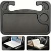 Car Steering Wheel Tray Table Multifunctional Folding Desk for Eating Working Laptop Holder Non-Slip Dashboard Accessories