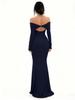 2026 Women's Solid Color Fashionable Long Sleeve Maxi Dress - New Summer Arrival