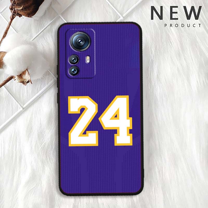 Fashion jersey number For Xiaomi Mi 15 14 13 13T 12 12T 12S 11 11i 11T Pro Ultra Lite 5G Black Soft Phone Case