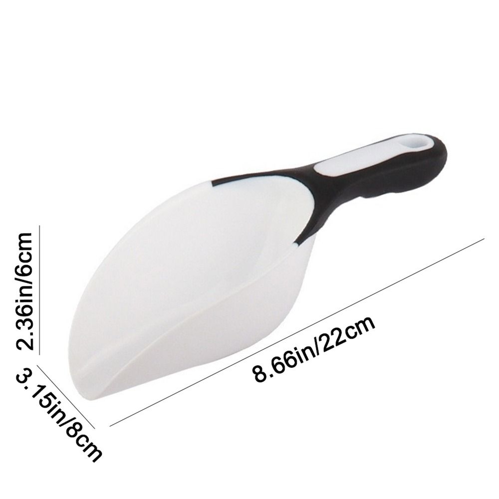 Practical Plastic Ice Cube Shovel Reusable Effortless Food Grain Shovel Wear-Resistant Convenient Tea Shovel Kitchen