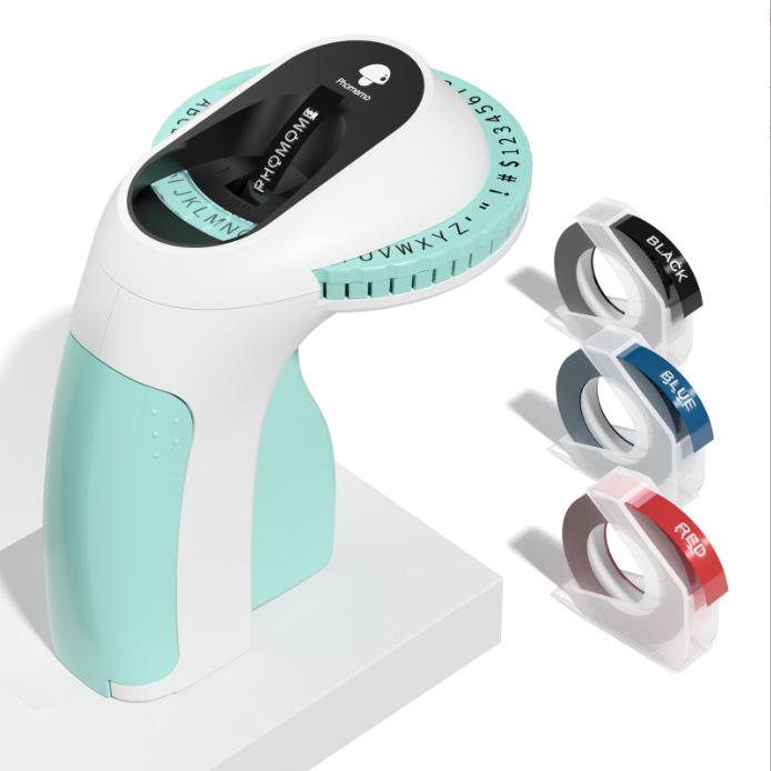 Phomemo Portable Handheld Retro Embossed Label Maker (No Electricity Required)